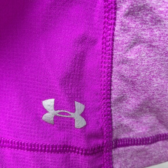 Under Armor All-Season Fitted Running/Workout Shirt Size Medium Purple - Picture 4 of 8